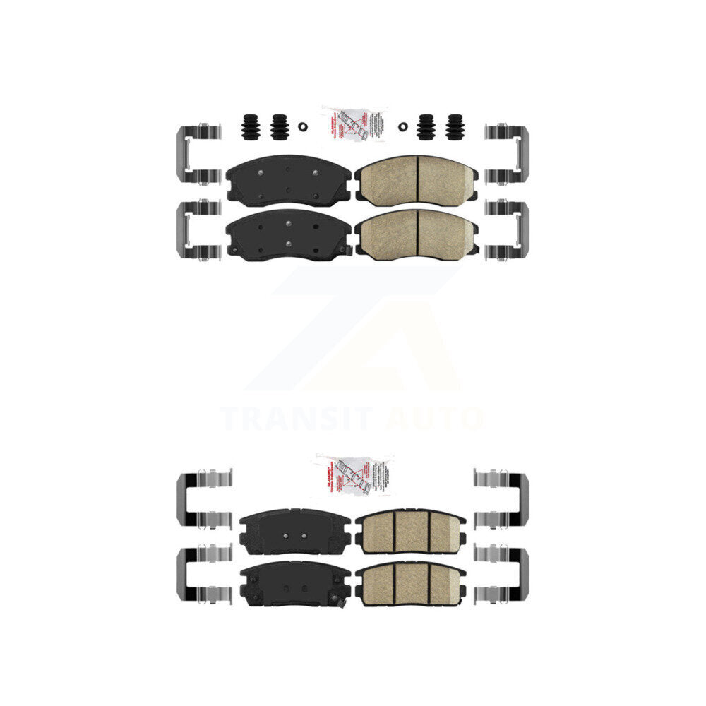Ceramic Disc Brake Pads Front Rear Kit For Chevrolet Equinox Pontiac Torrent Vue