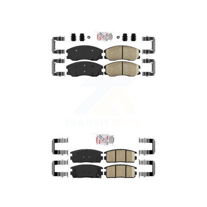 Ceramic Disc Brake Pads Front Rear Kit For Chevrolet Equinox Pontiac Torrent Vue