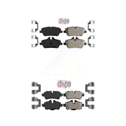 Semi-Metallic Disc Brake Pads Front Rear Kit For Mini Cooper