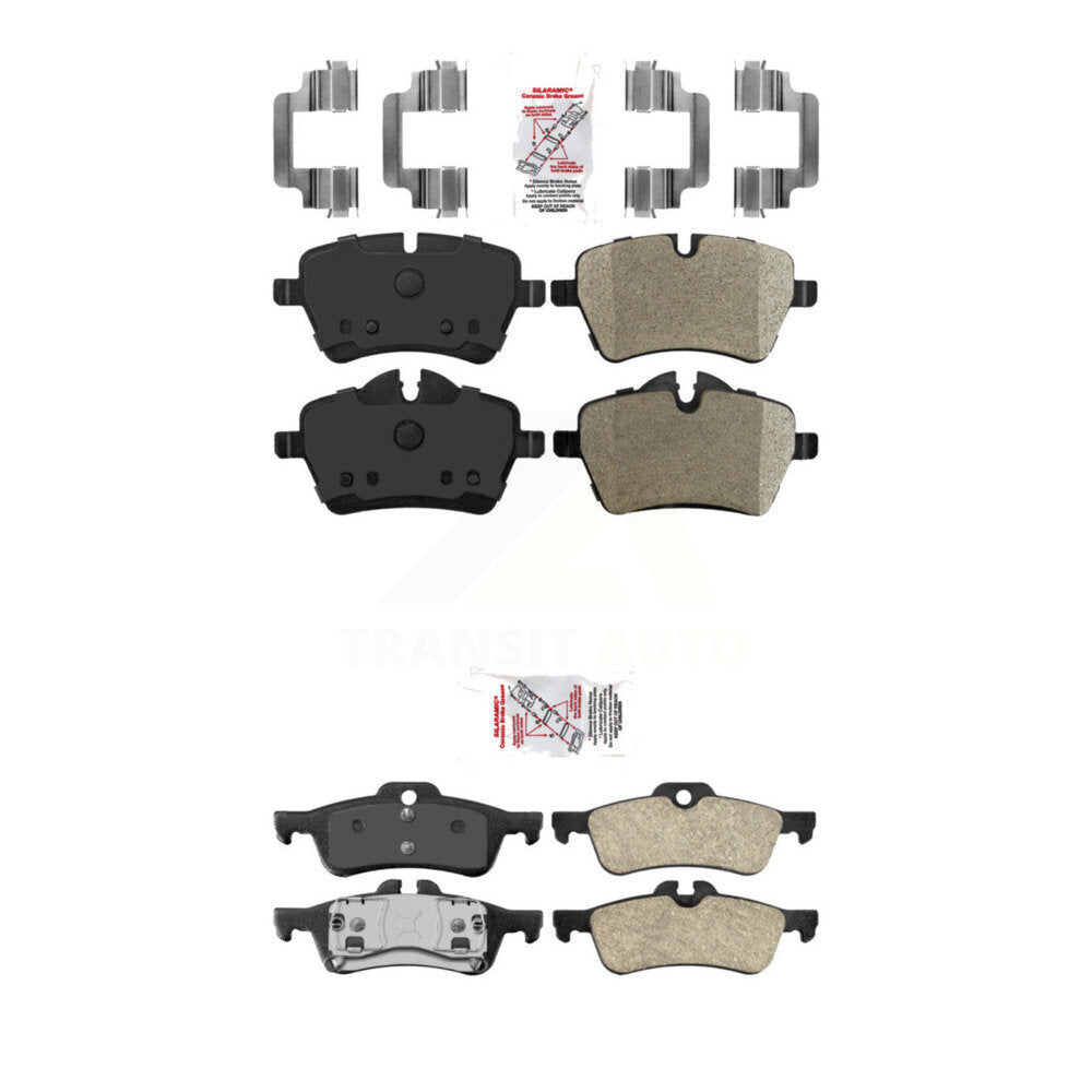 Semi-Metallic Ceramic Disc Brake Pads Front Rear Kit For Mini Cooper