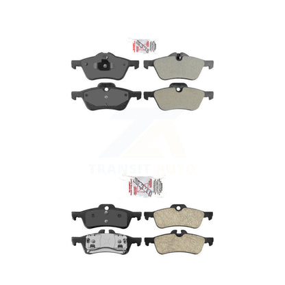 Semi-Metallic Ceramic Disc Brake Pads Front Rear Kit For Mini Cooper