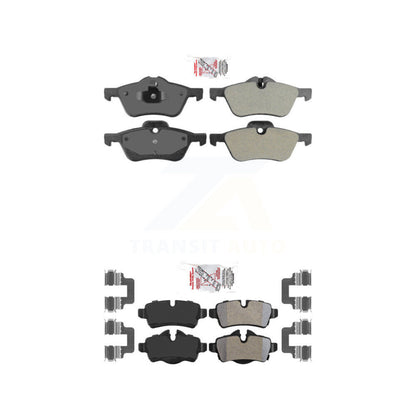 Semi-Metallic Disc Brake Pads Front Rear Kit For Mini Cooper