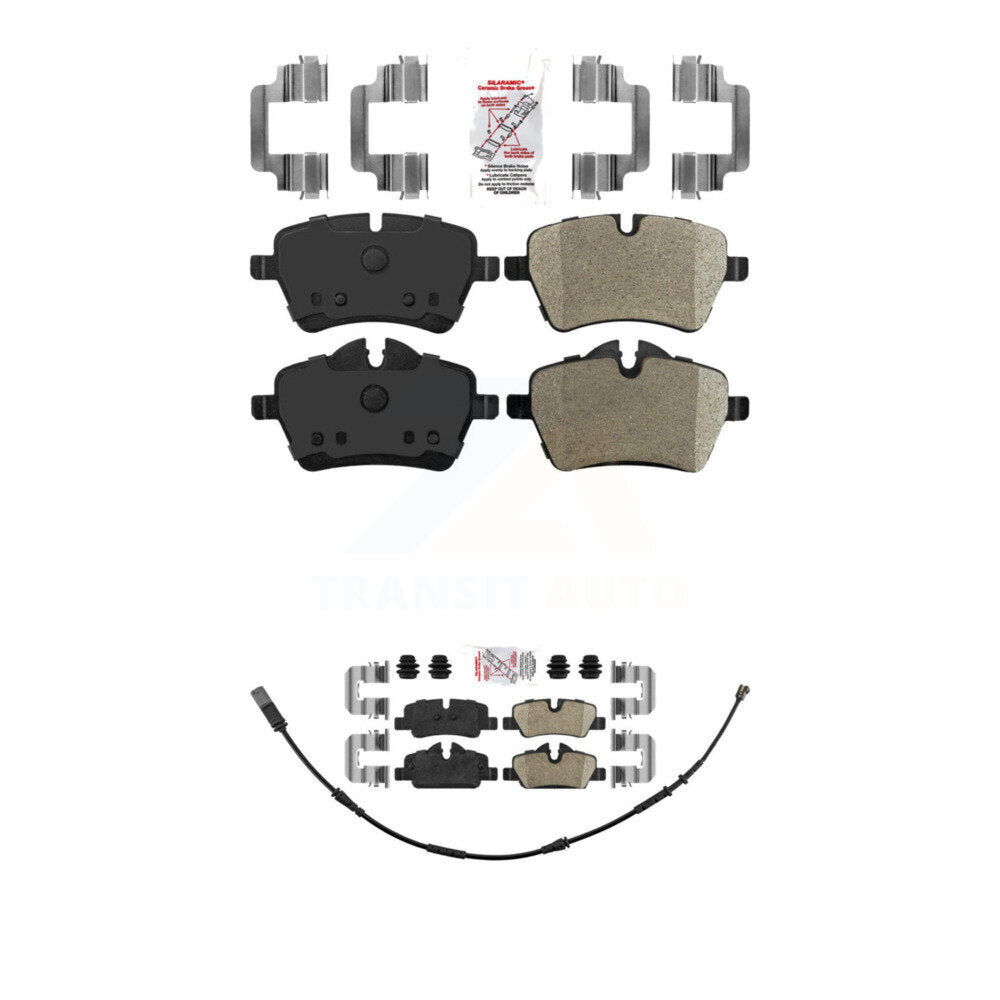 Semi-Metallic Ceramic Disc Brake Pads Front Rear Kit For Mini Cooper
