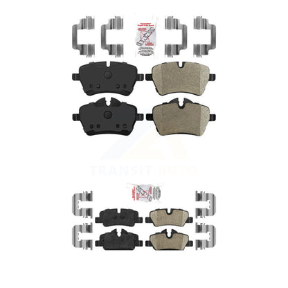 Semi-Metallic Ceramic Disc Brake Pads Front Rear Kit For Mini Cooper