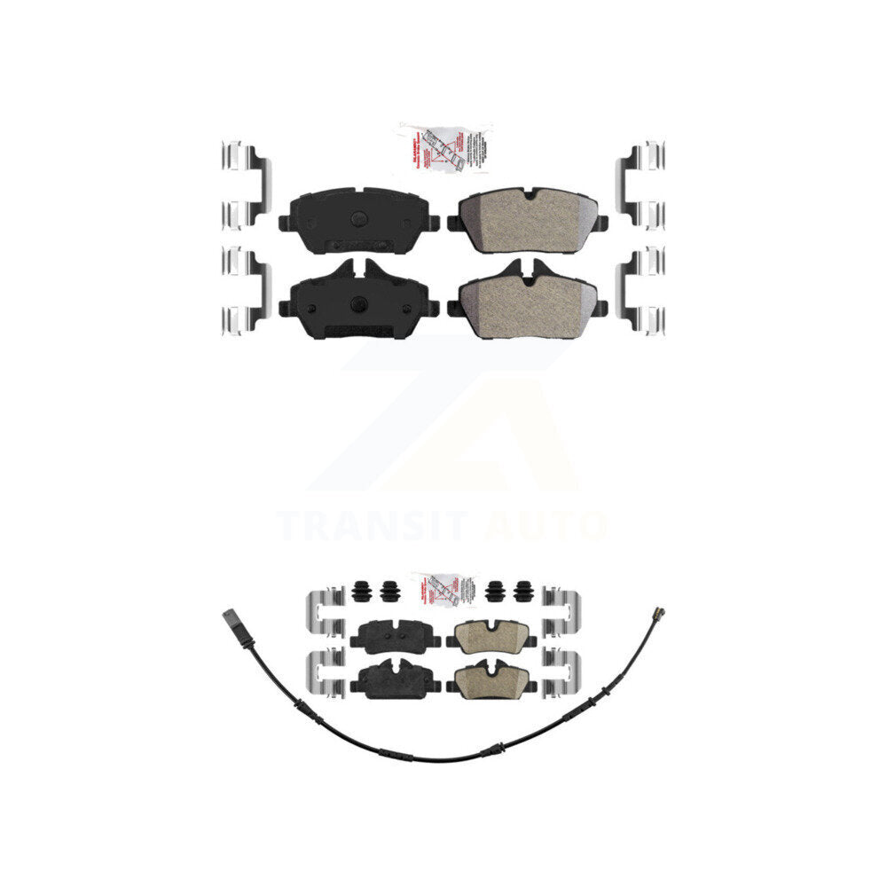 Semi-Metallic Ceramic Disc Brake Pads Front Rear Kit For Mini Cooper