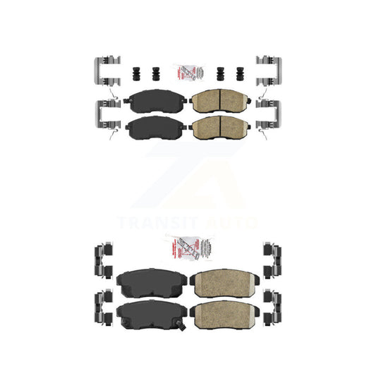 Ceramic Disc Brake Pads Front Rear Kit For Nissan Maxima INFINITI I30