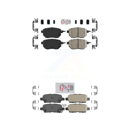 Ceramic Disc Brake Pads Front Rear Kit For Nissan Murano Altima Maxima INFINITI