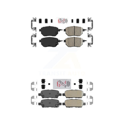Ceramic Disc Brake Pads Front Rear Kit For Nissan Murano Altima Maxima INFINITI