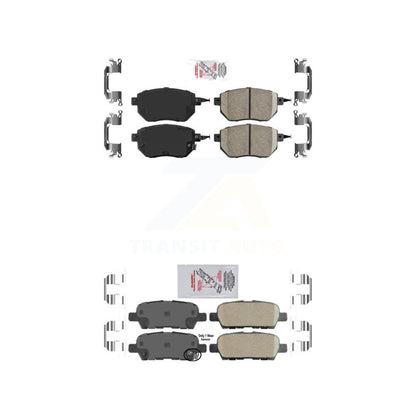 Ceramic Disc Brake Pads Front Rear Kit For Nissan Murano Altima Maxima INFINITI