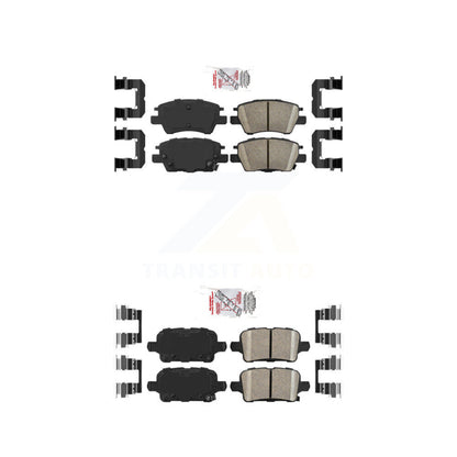 Ceramic Disc Brake Pads Front Rear Kit For Chevrolet Cruze Bolt EV Volt EUV