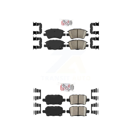 Ceramic Disc Brake Pads Front Rear Kit For Chevrolet Cruze Bolt EV Volt EUV
