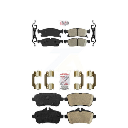 Ceramic Disc Brake Pads Front Rear Kit For Mercedes-Benz ML350 GLE400 GLE350