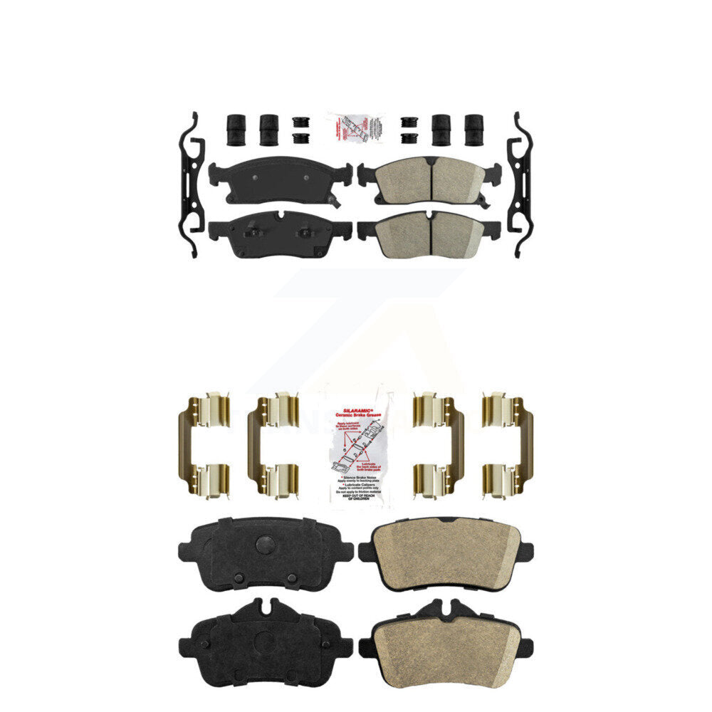Ceramic Disc Brake Pads Front Rear Kit For Mercedes-Benz ML350 GLE400 GLE350