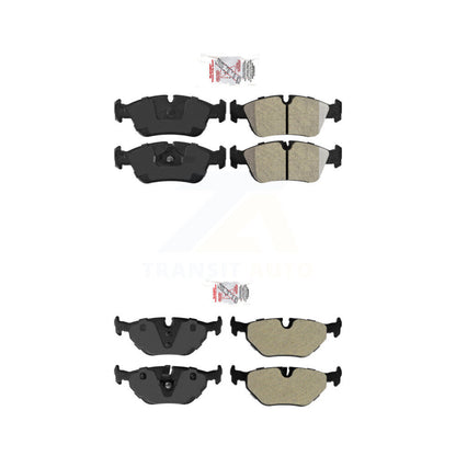 Semi-Metallic Disc Brake Pads Front Rear Kit For BMW Z4 325i 325Ci 320i 325xi