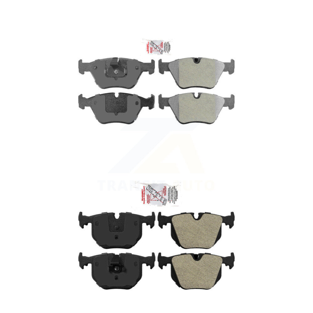 Semi-Metallic Disc Brake Pads Front Rear Kit For BMW X3 330Ci Z4 330i 330xi M3