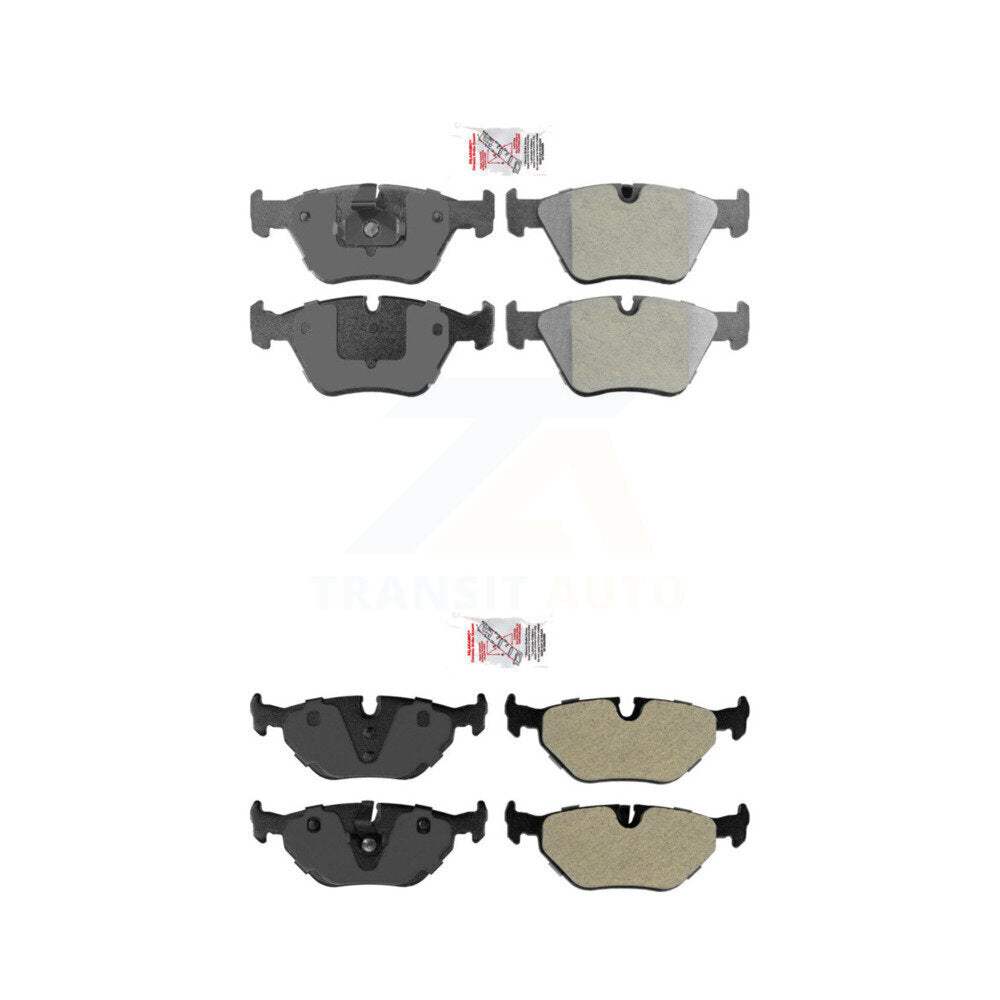 Semi-Metallic Disc Brake Pads Front Rear Kit For BMW Z4
