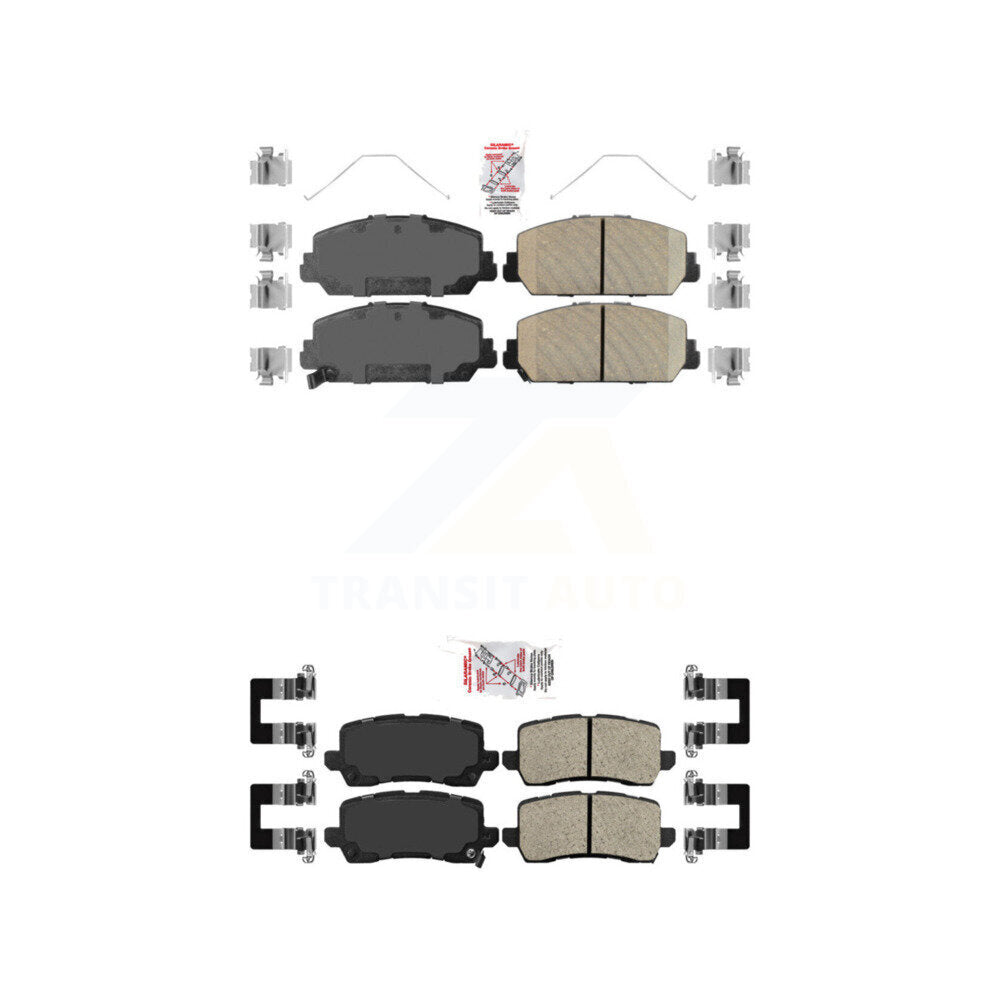 Ceramic Disc Brake Pads Front Rear Kit For Acura RLX