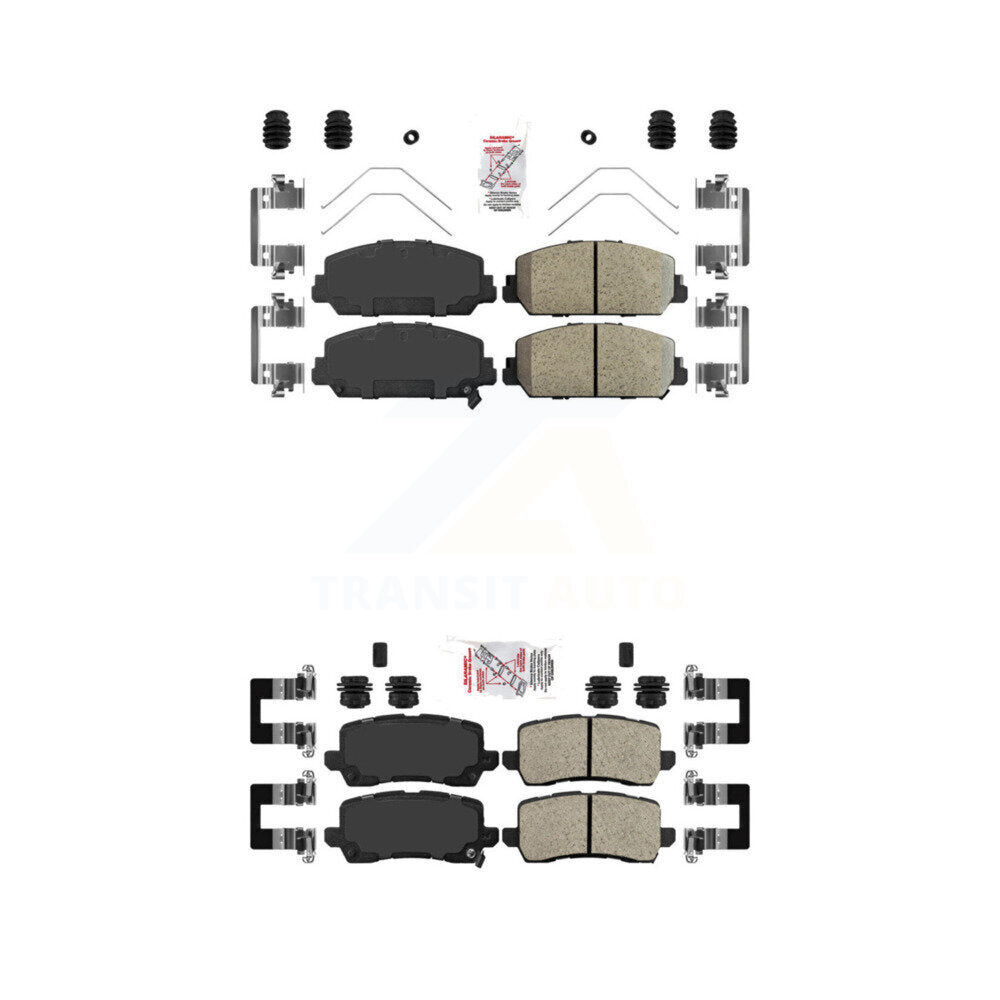 Ceramic Disc Brake Pads Front Rear Kit For Acura RLX