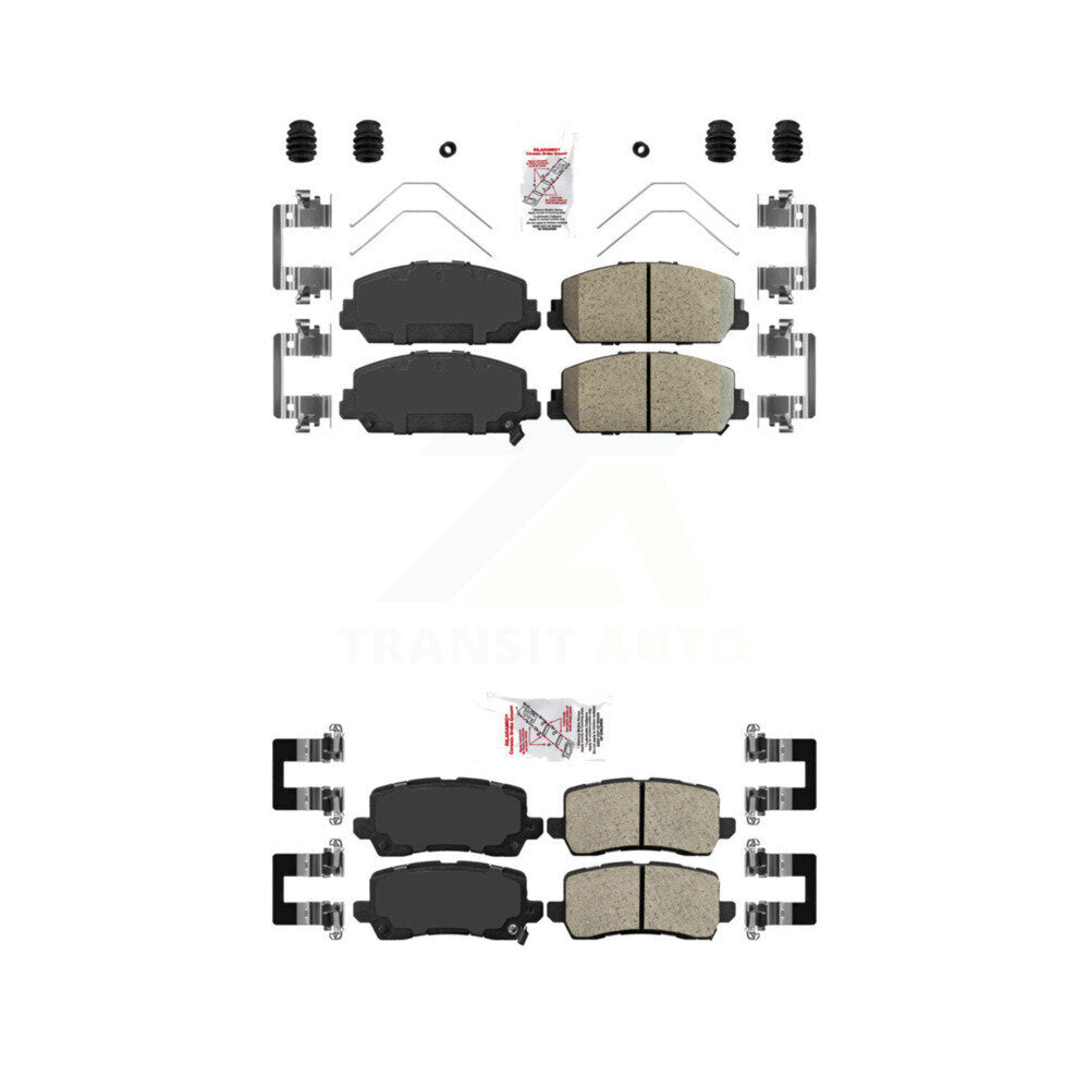 Ceramic Disc Brake Pads Front Rear Kit For Acura RLX