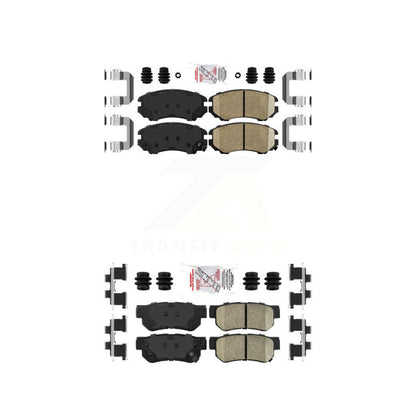 Ceramic Disc Brake Pads Front Rear Kit For Hyundai Elantra Tucson Kia Sportage