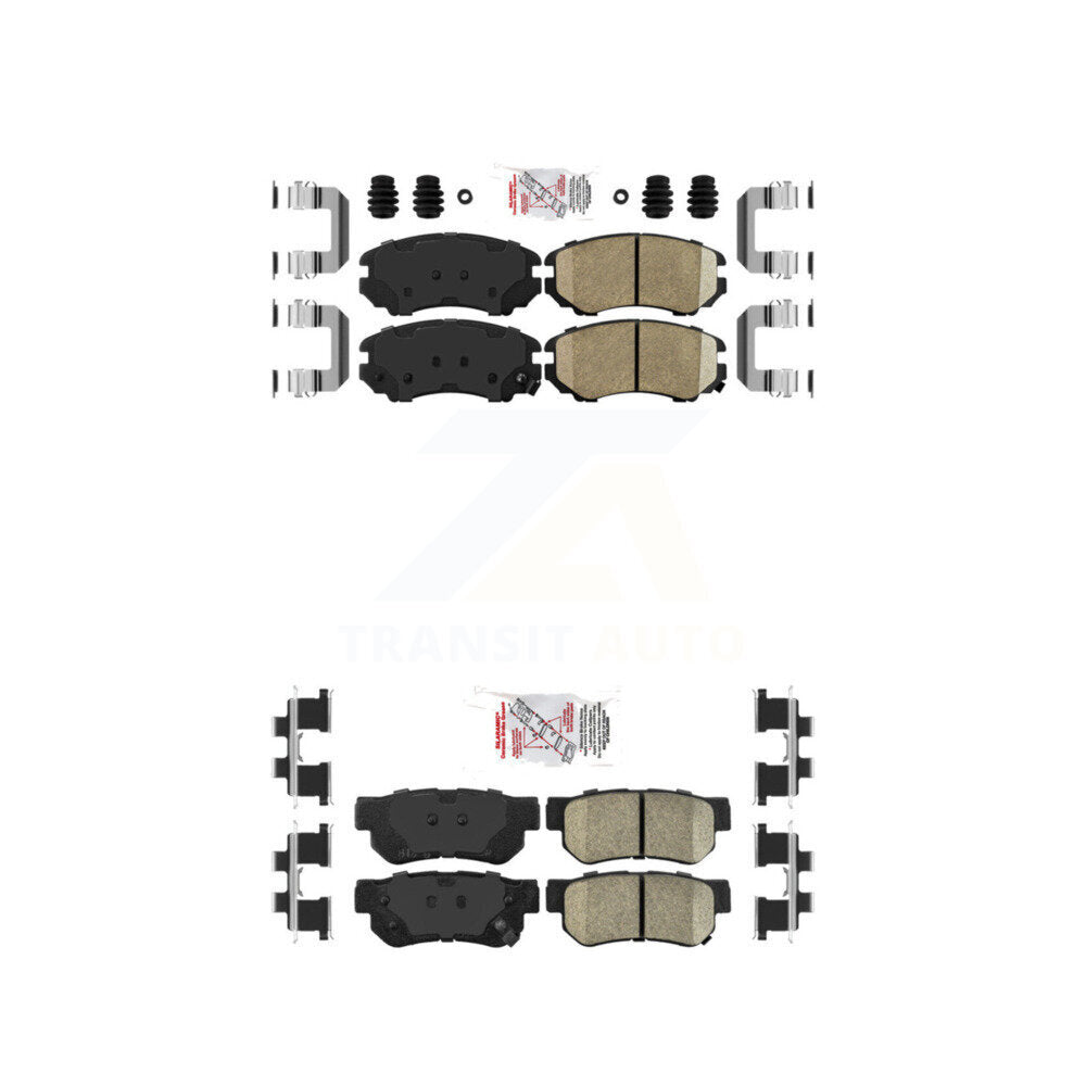 Ceramic Disc Brake Pads Front Rear Kit For Hyundai Elantra Tucson Kia Sportage