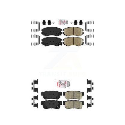 Ceramic Disc Brake Pads Front Rear Kit For Hyundai Elantra Tucson Kia Sportage