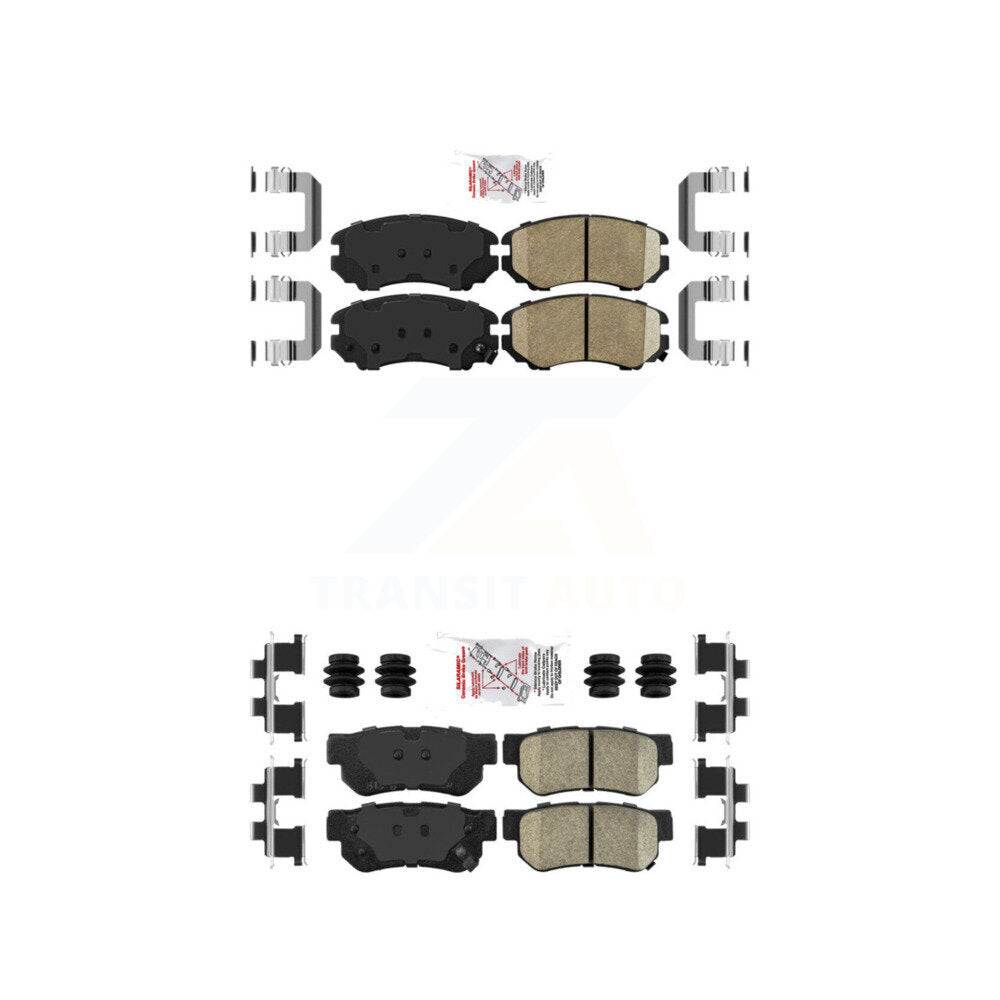 Ceramic Disc Brake Pads Front Rear Kit For Hyundai Elantra Tucson Kia Sportage