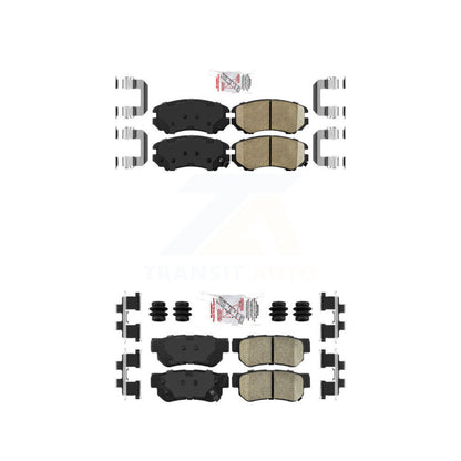 Ceramic Disc Brake Pads Front Rear Kit For Hyundai Elantra Tucson Kia Sportage