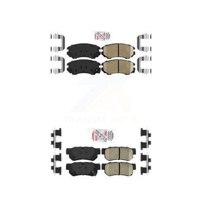 Ceramic Disc Brake Pads Front Rear Kit For Hyundai Elantra Tucson Kia Sportage