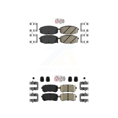 Ceramic Disc Brake Pads Front Rear Kit For Hyundai Elantra Kia Forte Koup Forte5