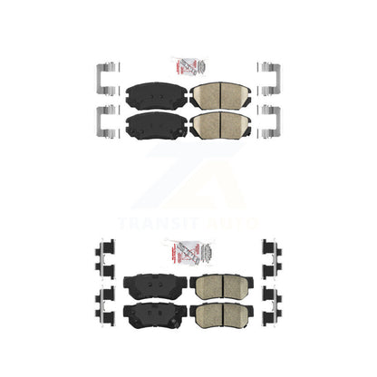 Ceramic Disc Brake Pads Front Rear Kit For Hyundai Sonata Azera