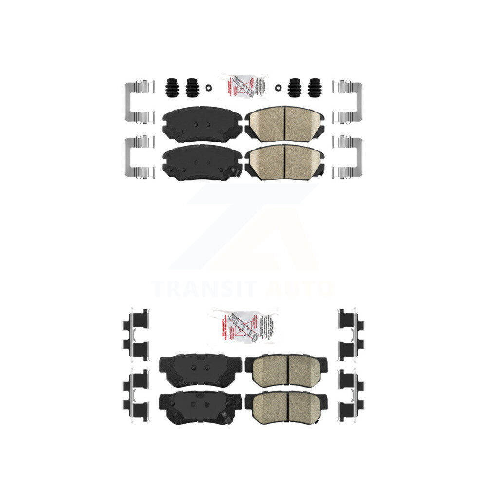 Ceramic Disc Brake Pads Front Rear Kit For Hyundai Sonata Azera