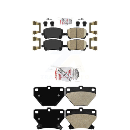 Ceramic Semi-Metallic Disc Brake Pads Front Rear Kit For Toyota Corolla Matrix