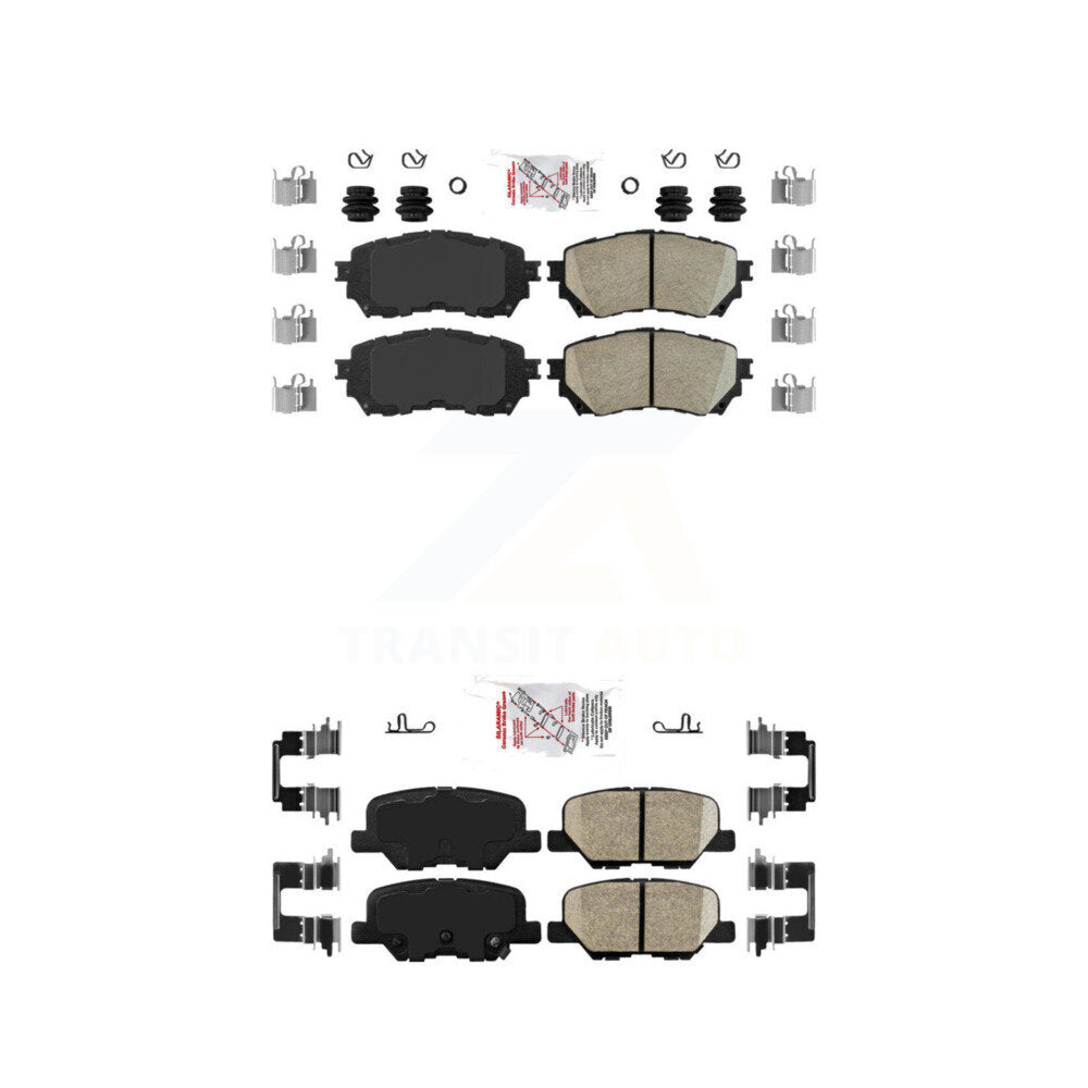 Ceramic Disc Brake Pads Front Rear Kit For Mazda 6