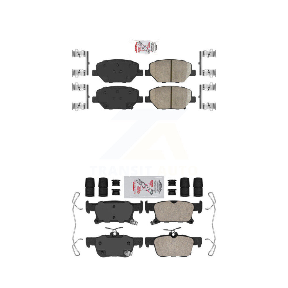 Ceramic Disc Brake Pads Front Rear Kit For Buick Envision