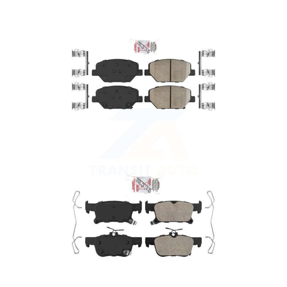 Ceramic Disc Brake Pads Front Rear Kit For Buick Envision