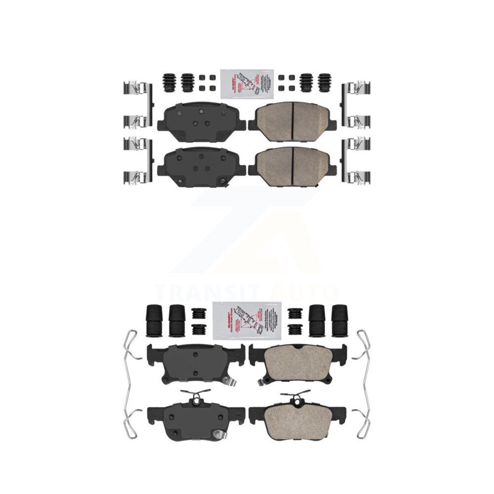 Ceramic Disc Brake Pads Front Rear Kit For Buick Envision