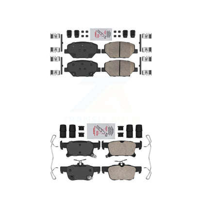 Ceramic Disc Brake Pads Front Rear Kit For Buick Envision