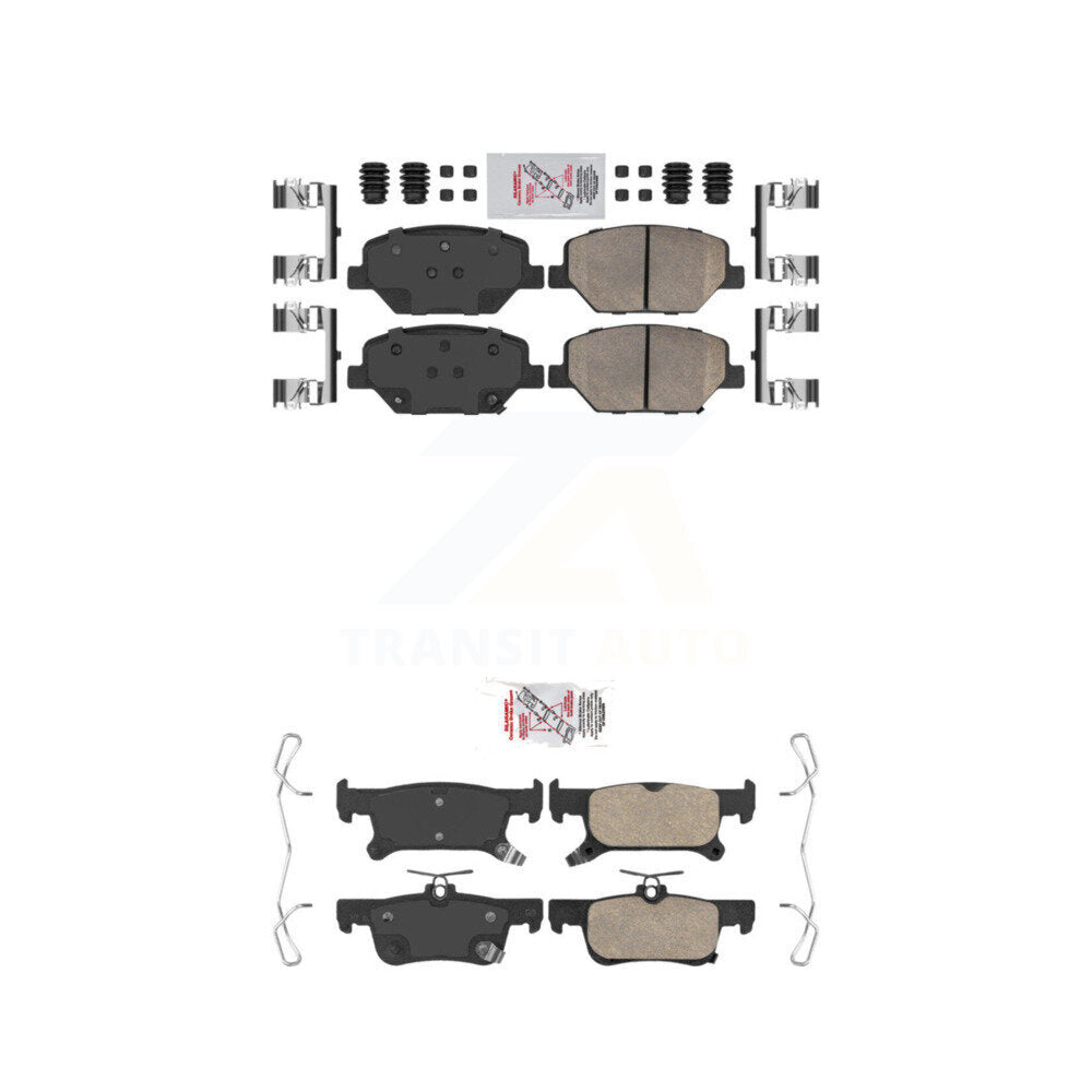 Ceramic Disc Brake Pads Front Rear Kit For Buick Envision