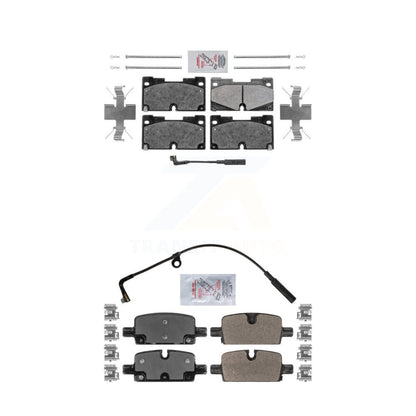 Semi-Metallic Disc Brake Pads Front Rear Kit For GMC Chevrolet Silverado 1500 XL