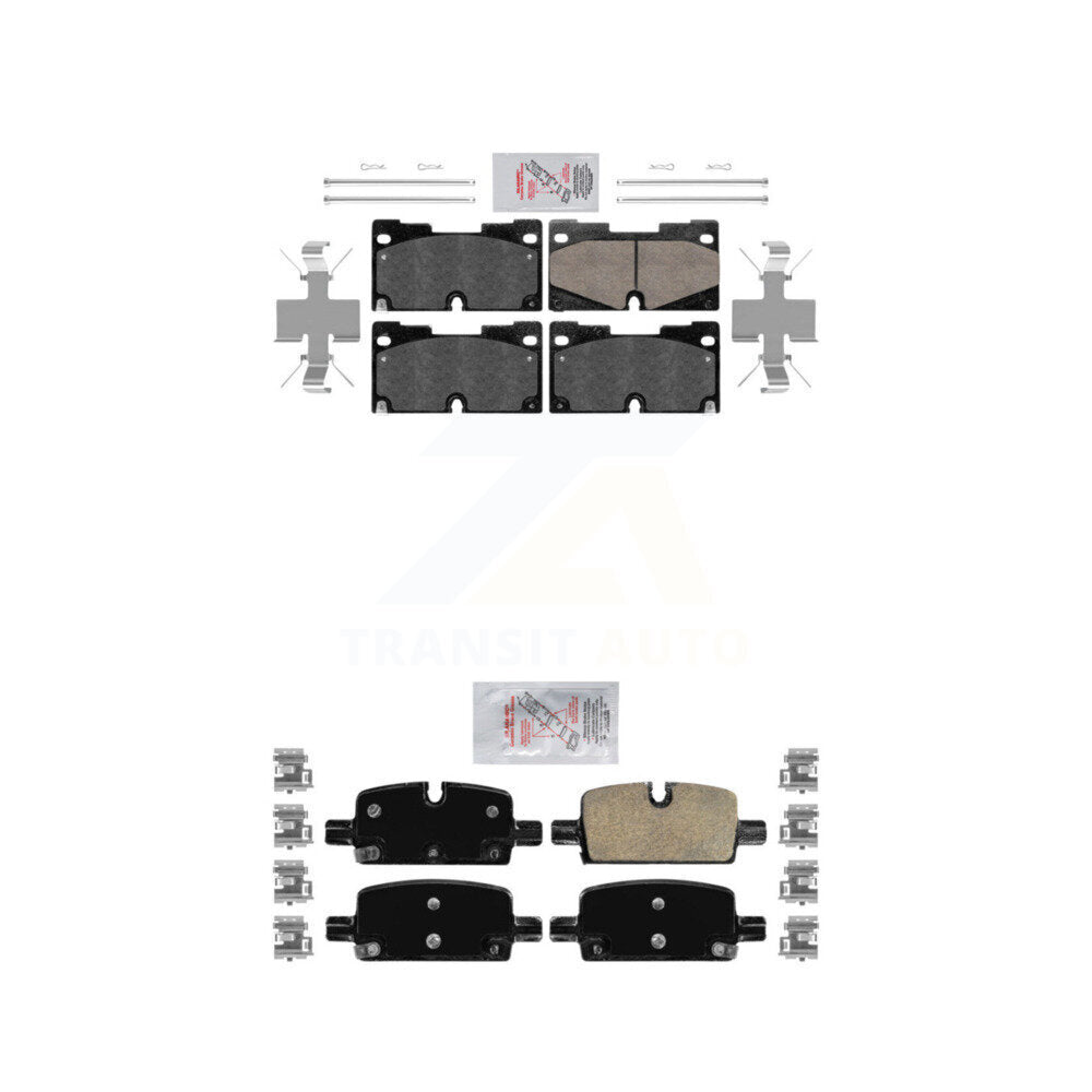 Ceramic Disc Brake Pads Front Rear Kit For GMC Chevrolet Silverado 1500 Sierra