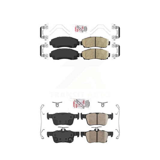Ceramic Disc Brake Pads Front Rear Kit For 2019-2021 Acura RDX