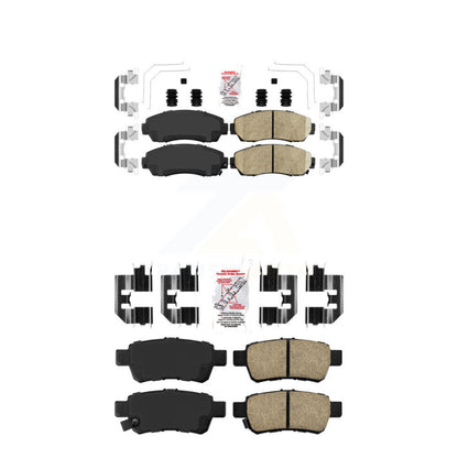 Ceramic Disc Brake Pads Front Rear Kit For 2005-2010 Honda Odyssey