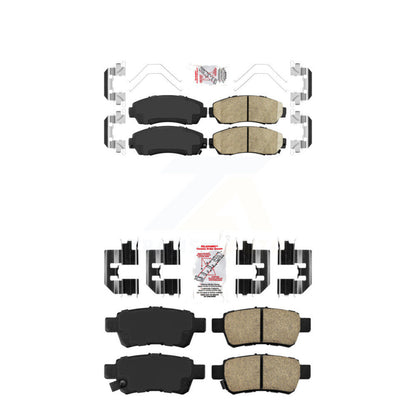 Ceramic Disc Brake Pads Front Rear Kit For 2005-2010 Honda Odyssey