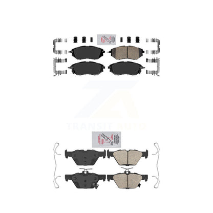 Ceramic Disc Brake Pads Front Rear Kit For Subaru Outback WRX Legacy