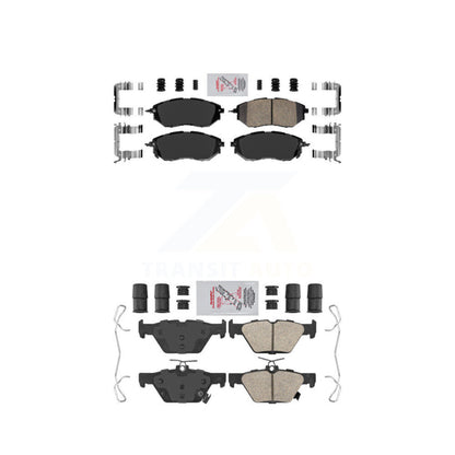 Ceramic Disc Brake Pads Front Rear Kit For Subaru Outback WRX Legacy
