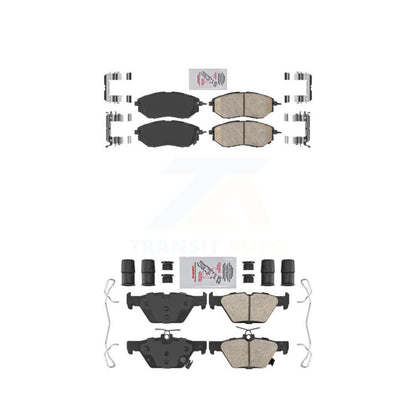 Ceramic Disc Brake Pads Front Rear Kit For Subaru Outback WRX Legacy