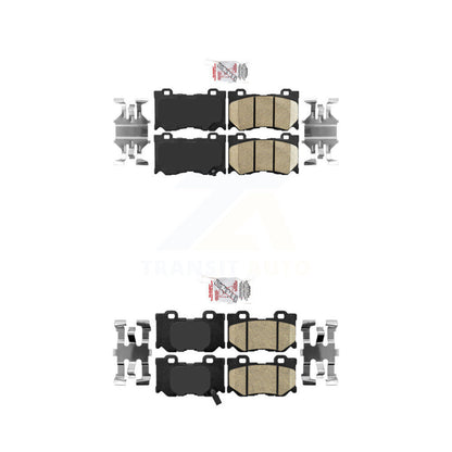 Ceramic Disc Brake Pads Front Rear Kit For INFINITI G37 FX50