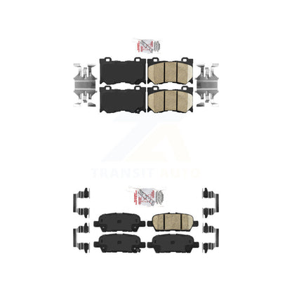 Ceramic Disc Brake Pads Front Rear Kit For INFINITI M35h