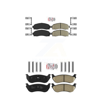 Ceramic Disc Brake Pads Front Rear Kit For Ford Explorer Mercury Mountaineer